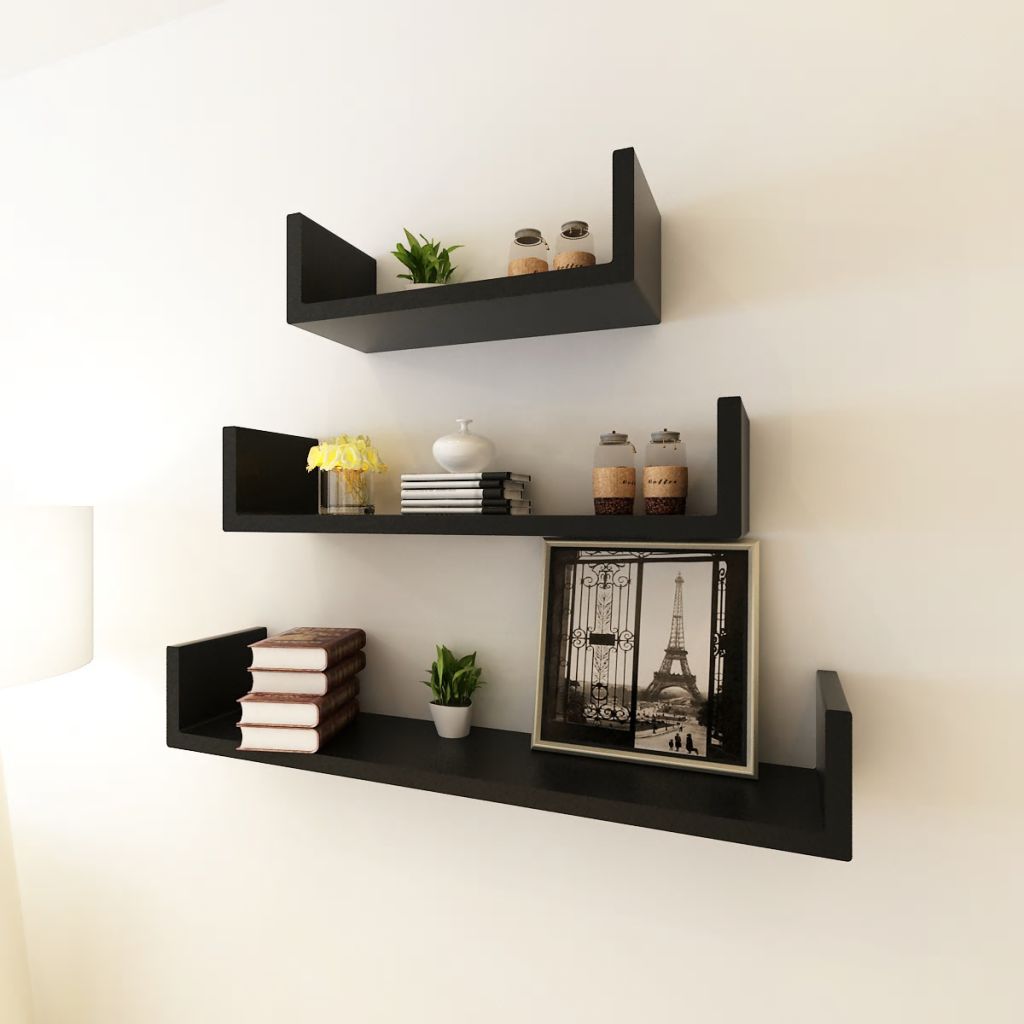 Wall Shelves 6 pcs White