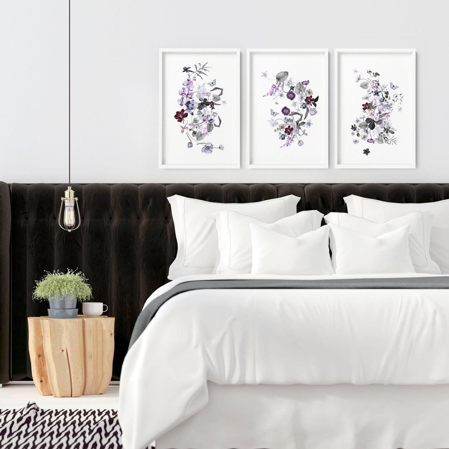 Wall art for the bedroom | set of 3 prints